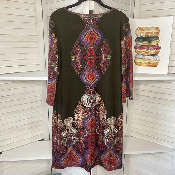 Ronni Nicole gray and red mini sweater dress - Picture 7 of 9